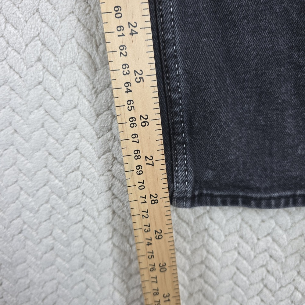 Hollister High Rise Vintage Baggy Cargo Jeans Black Contrast Stitch 1R W25 L31 - Picture 8 of 12